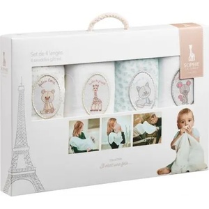 Sophie la Girafe Сет от пелени Sophie la Girafe - 4 броя (S850724) - baby