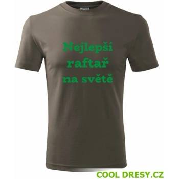 Tričko nejlepší raftař na světě dárek pro raftaře army