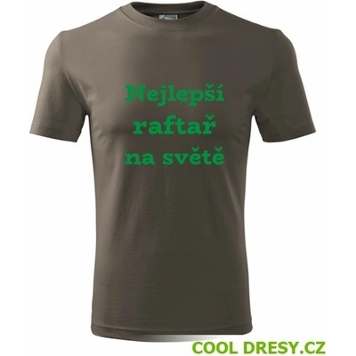 Tričko nejlepší raftař na světě dárek pro raftaře army