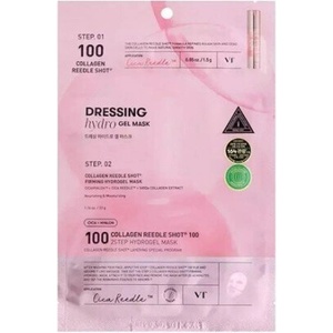 VT Cosmetics Интензивна корейска двуетапна терапия за лице, VT Cosmetics Collagen Reedle Shot 100 2-Step Hydrogel Face Mask for Firming & Hydration 1pc