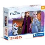 Clementoni Кубчета с картинки - Frozen, 12 кубчета (41192)