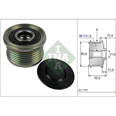 Voľnobeżka alternátora Schaeffler INA 535 0247 10
