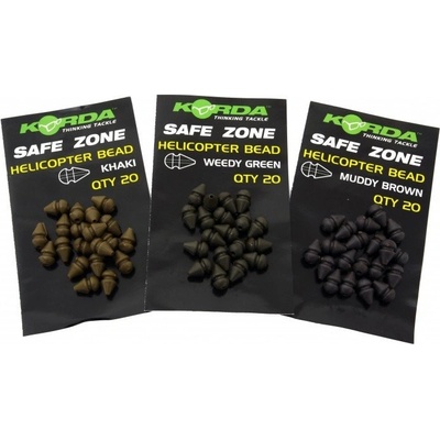 Korda Gumová zarážka Heli Bead Brown 20ks