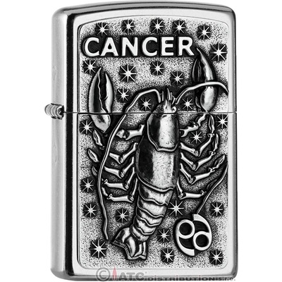 Zippo Cancer Zodiac Emblem 25552
