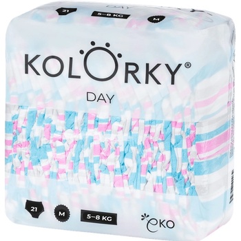 KOLORKY DAY pruhy M 5-8 kg 21 ks