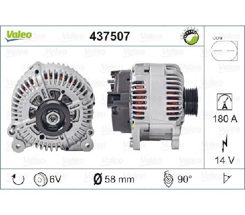 Alternátor VALEO 437507