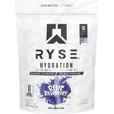 RYSE Hydration Sticks | Replenish Electrolytes ~ Optimize Hydration [16 x 6.5 грама] Синя малина