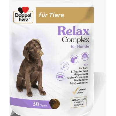 Doppelherz Relax Complex žvýkací tablety pro psy 2 x 30 tbl 95 g