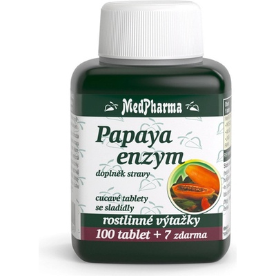 MedPharma Papaya enzym chew. 107 tablet
