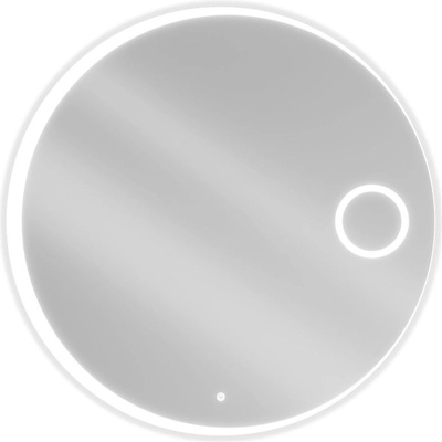 Mexen Ella кръгло огледало за баня с подсветка и козметично огледалце, 100 (9811-100-100-611-00)