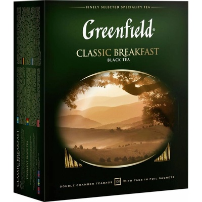 Greenfield Čaj černý Klassik Breakfast 100 x 2 g