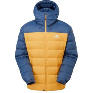 Mountain Equipment Мъжко пухено яке Mountain Equipment Senja Jacket Down jacket - Mustard / Dusk (004-7788-0212)