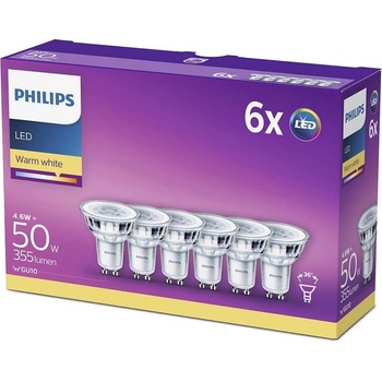 Philips LED Classic spot 4.6-50W, GU10, 2700K, set 6ks 929001215233