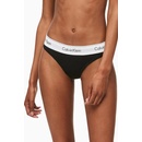 Nohavičky Calvin Klein čierne nohavičky s bielou širokou gumou Bikini Slip