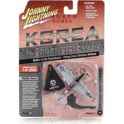Johnny Lightning Letadlo F-510 Mustang North American Aviation Korea 1:64