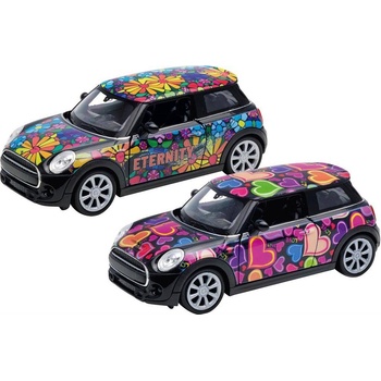 Goki Метална количка Goki - Mini Cooper Hatch, 1: 34-39, асортимент (12399)