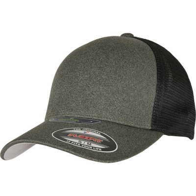 Flexfit Flexfit Unipanel Trucker 5511UP COT55551163412-olive/black Olivová/černá