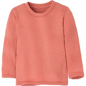 disana Детски вълнен пуловер disana Kid's Strick-Pullover Wool jumper - Softpink - размер 122/128 (EU) (704-5489-0614)