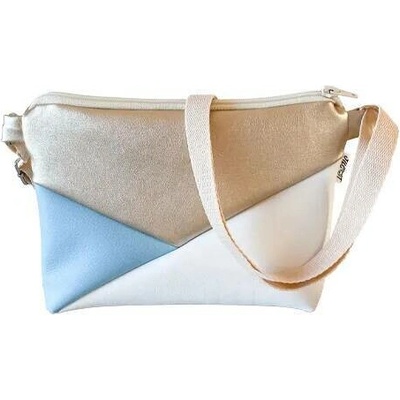 Crossbody Simplicity Zlatá/Sv. modrá/bílá