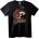 NOONEBRAND Тениска Музиката е моята терапия с череп - 2XL, Black