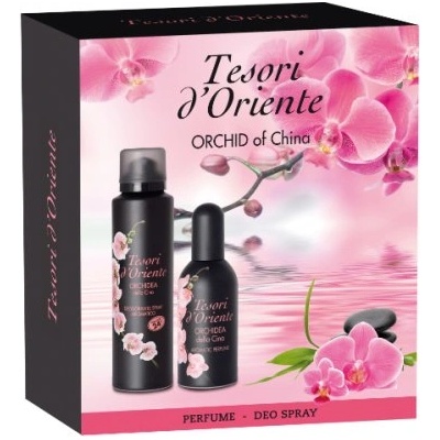 Tesori d'Oriente China Orchid Дамски комплект EDT Тоалетна вода 100мл + део спрей 150мл