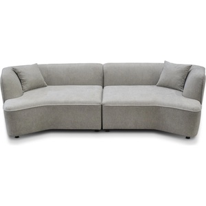 Bogdan Furniture I Канапе Мебели Богдан Mod , Royal Oak , 140 (280)/112/74, Две части, сив