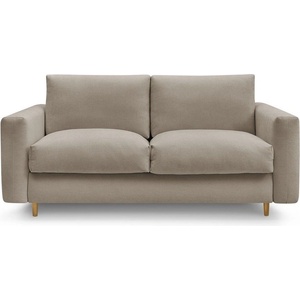 Bobochic Кафяво-сив диван за ежедневно спане/сгъваем 220 cm Cocoone - Bobochic Paris (WT-COCE-3.5R---W_1 P1581 N.ZD)