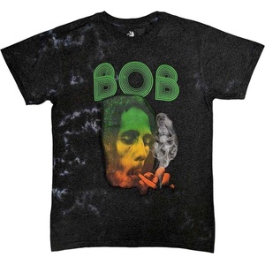 Bob Marley Smoke Gradient Dip-Dye on Grey S Риза (BMATS32MDD01)