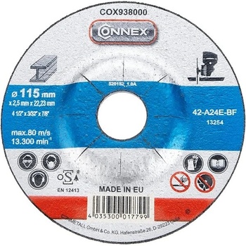 Connex Řezný kotouč 115 x 2,5 mm COX938000