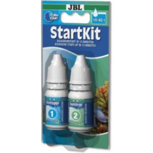 Jbl StartKit -Комплект с бактериален активатор и препарат за стабилизиране и поддръжка на водата на сладководни аквариуми 10л до 60л