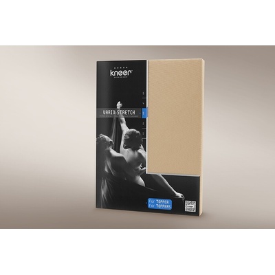 Kneer Vario Stretch Sand 140x200