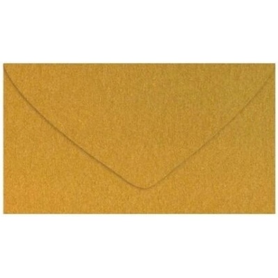 Dopisní obálka metallic 120g C6 114x162mm - zlatá