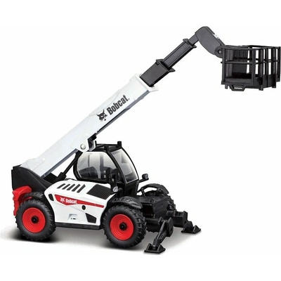 Bburago Construction ,Teleskopický manipulátor Bobcat s pracovnou plošinou 1:50