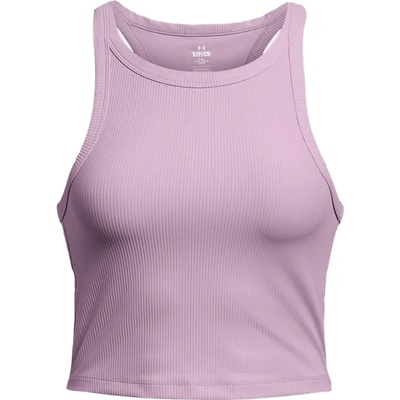 Under Armour Потник Under Armour Meridian Rib Crop Tank-PPL Лилав Velikost L