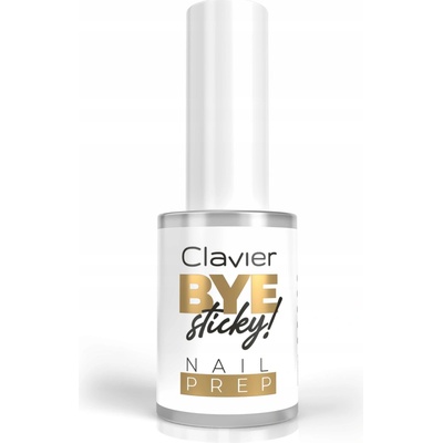 CLAVIER BYE STICKY Odmasťovací prípravok na nechty NAIL PREP, 7 ml