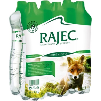 Rajec jemně perlivá voda 6 x 1,5 l