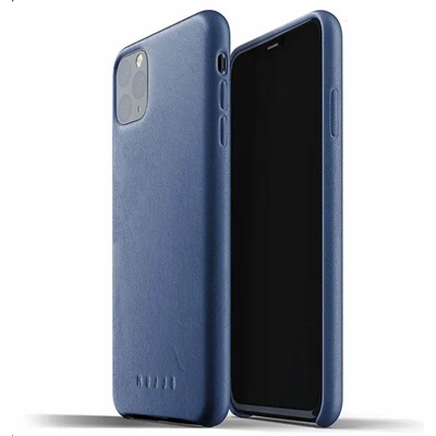 Mujjo Кожен калъф Mujjo за iPhone 11 Pro Max, син (MUJJO-CL-003-BL)