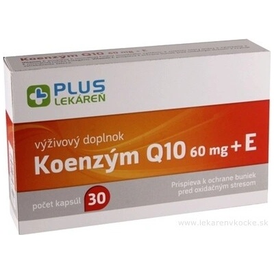 Plus Lékárna Koenzym Q10 60 mg + E 30 ks