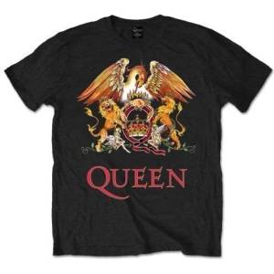 Queen Classic Crest Black L Риза (QUTS03MB03)