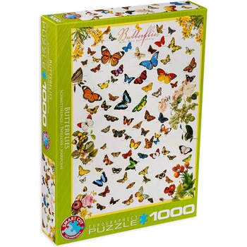 EUROGRAPHICS Пъзел Eurographics от 1000 части - Пеперуди (EG60000077)