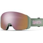 SMITH Ски маска Smith 4D Mag ChromaPop Mirror S2 + S1 Ski goggles - Olive Warm Steel / CP Everyday Rose Gold Mirror (417-5323-0811)