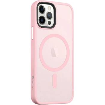 Tactical iPhone 12 Pro / 12 TACTICAL MAGFORCE HYPERSTEALTH силиконов калъф за телефон, удароустойчив, MagSafe, РОЗОВ (57983123044)