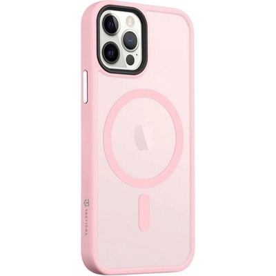 Tactical iPhone 12 Pro / 12 TACTICAL MAGFORCE HYPERSTEALTH силиконов калъф за телефон, удароустойчив, MagSafe, РОЗОВ (57983123044)