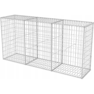 zahrada-XL Gabionový koš pozinkovaná ocel 200 x 50 x 100 cm