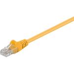 Goobay RJ45 пач корда категория 5e, неекранирана U-UTP CCA, жълта, 1.50 метра (95556)