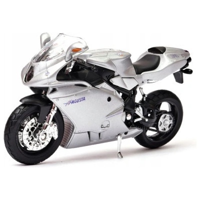 Welly MV Agusta F 4 S stříbrná 1:18