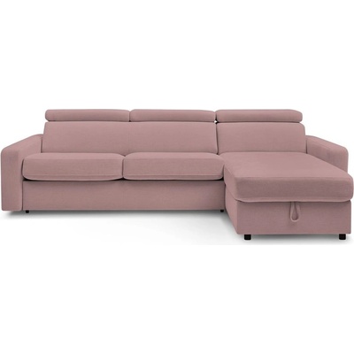 Bobochic Розов разтегателен ъглов диван (променлив) Monaco - Bobochic Paris (WT-LUZZ-NRPU-W_1 P1246 N.CZ)