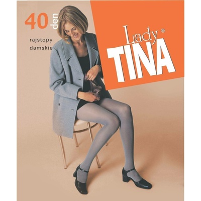 Lady Tina punčocháče Elastil 40 DEN béžová/safari