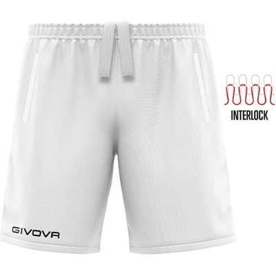 Givova sportovní šortky Pocket white