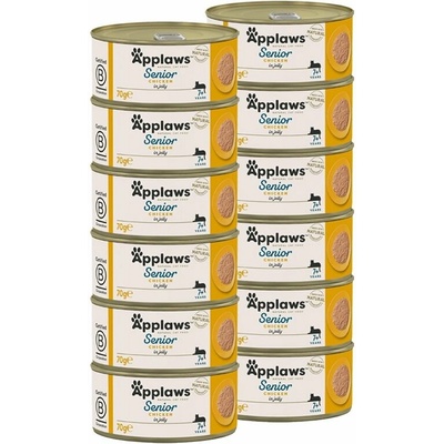 Applaws cat Senior kuracie v želé 12 x 70 g